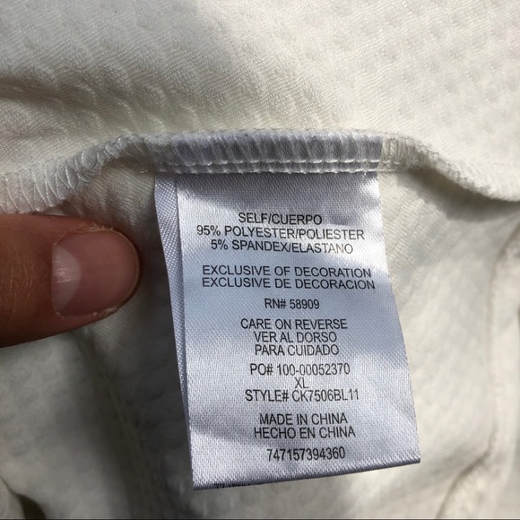 Copper Key Girls White Skater Dress XL - Picture 11 of 12